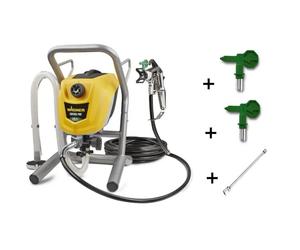 Wagner Airless HEA Control Pro 250M Pistola de Pulverización sin Aire + 2 Boquillas + Extensión | 550W, 1.25L/min, 110 bar, Manguera 9m