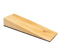 WAGNER Cuña para Puerta MADERA, Tope de Puerta - 119 x 40 x 19 mm, Madera de Haya Maciza, Natural, Antideslizante, Protege Puerta y Pared - 15695000