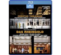 Wagner : das rheingold. volle, villazon, kränzle, mahnke, kares, thielemann, tcherniakov. [Francia] [Blu-ray]