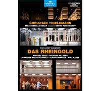 Wagner : das rheingold. volle, villazon, kränzle, mahnke, kares, thielemann, tcherniakov. [Francia] [DVD]