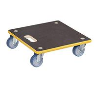 Wagner FSC - Rodillo de Transporte (Madera laminada con Agarre, 38 x 38 x 11 cm, Capacidad de Carga 300 kg, Fabricado en Alemania)