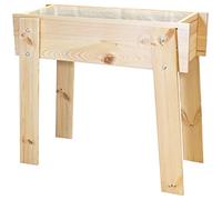 WAGNER GreenFAMILY - Huerto Urbano/Cama elevada - GreenBOX Design - Madera de conífera, Madera Maciza FSC®, Natural, 82 x 74 x 36 cm, In olsa para Plantas - 25033001