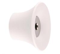 Wagner Hooks4home 17031321 - Gancho de pared de diseño Tulip, diámetro de 40 x 25 mm, plástico y acero galvanizado, color gris claro