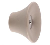 Wagner Hooks4home 17032221 - Gancho de pared de diseño Tulip, diámetro de 50 x 30 mm, plástico y acero galvanizado, color gris
