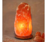 Wagner Life Cristal salino Rock iluminado y con base de madera