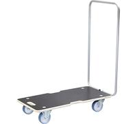 Wagner MM 1345 - Plataforma de Carga 740 x 36,5 x 11 cm, Capacidad de Carga de 300 kg, para Cajas Pesadas y Muebles, diseño de Mango de Acero Plegable - 20134501