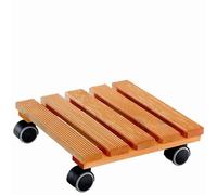 WAGNER Multiroller Country Castaña 28x28 Carrito de Plantas Rodillo Flor Patín