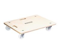 WAGNER Plataforma de Carga MM 1116-59 x 49 cm - Ideal para Electrodomésticos y Muebles, 250 kg de Capacidad de Carga, 2 Asas de Transporte, muy Móvil, 20 1116 01, Certificado FSC - C010592