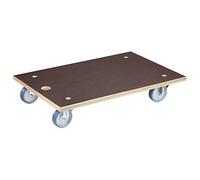 Wagner Plataforma de Carga MM 1146-78 x 49 cm - para Cajas Muy Cargadas, 500 kg de Capacidad de Carga, Agarre Empotrado, Superficie Antideslizante, Certificado FSC® - 20114601