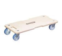 WAGNER Plataforma de Carga MM 1325-59 x 29 cm - para Objetos Poco Manejables, Electrodomésticos y Muebles, 300 kg de Carga Máxima, 3 Asas Empotradas, Certificado FSC® - 20132501