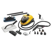WAGNER Power Steamer 915 E, multifunción limpiador de vapor con 18 accesorios, presión 3,5 bar, tiempo de vapor aprox. 40min., 1,2l capacidad del depósito, 2,4 m longitude de la manguera, 1500 W