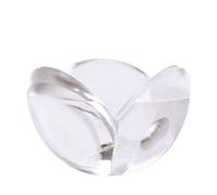 WAGNER Protector Esquinas y Bordes SAFE CORNER SMALL Juego de 4 Piezas - Ø 24 mm, para Pegar, para Uso en Interiores y Exterior, Plástico de Alta Calidad - 15222004