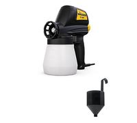 WAGNER Pulverizador de pintura W 180 P para pinturas a base de disolvente y solubles en agua para interiores y exteriores, depósito 600 ml, 10 m²-15 min, 70 W