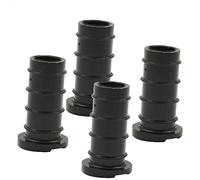 Wagner QuickClick® 15785900 - Juego de 4 Deslizadores de plástico para sillas (4 Bases, plástico Inteligente, diámetro 12/16 x 3/5/25 mm, inclinación 6°)