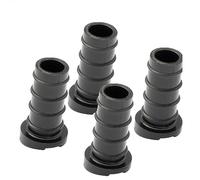 Wagner QuickClick® 15786000 - Juego de 4 Deslizadores de plástico para sillas (4 Bases, plástico Inteligente, diámetro de 12/16 x 3/7/25 mm, inclinación 12°)