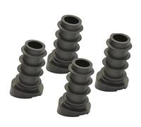Wagner QuickClick® 15786500 - Juego de 4 Deslizadores de plástico para sillas (4 Bases, 4 Bases, plástico Inteligente, diámetro de 14/18 x 3/9/25 mm, inclinación 18°)