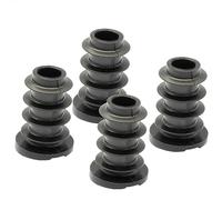 Wagner QuickClick® 15786700 - Juego de 4 Deslizadores de plástico para sillas (4 Bases, plástico Inteligente, diámetro 16/20 x 3/5/25 mm, inclinación 6°)