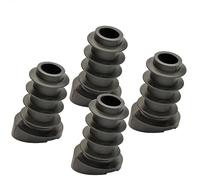 Wagner QuickClick® 15786900 - Juego de 4 Deslizadores de plástico para sillas (4 Bases, plástico Inteligente, diámetro 16/20 x 3/9/25 mm, inclinación 18°, Fabricado en el Reino Unido)