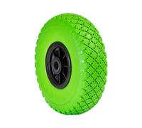 WAGNER Rueda de camión de sacos - ANTIPINCHAZOS - Rueda de espuma de PU, diámetro Ø rueda 260 mm, llanta 75 mm, eje 20 mm, capacidad de carga 100 kg - 04826201