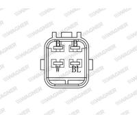 WAGNER Sonda Lambda LBS00325 4 Cables Para Opel Zafira B 1.7 CDTi
