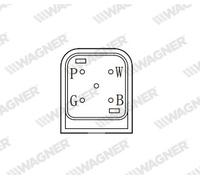 WAGNER Sonda Lambda Sonda Reguladora Para Ford Scorpio I Sedán 2.9i 24V