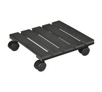 Soporte con ruedas para plantas WPC (Cuadrado, Material compuesto)