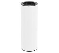 WAGNER Teno 12161201 - Pata para muebles/patas de mesa/tubo de sistema, diámetro de 30 x 87 mm, combinable individualmente con sistema TENO y QuickClick, acero recubierto de polvo blanco, capacidad de
