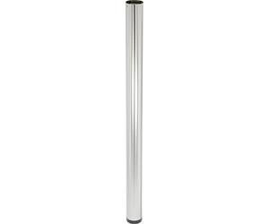 Wagner TENO 12331101 - Pata para Muebles, Tubo de Sistema (60 x 870 mm, combinable Individualmente con Sistema TENO y QuickClick, Acero Inoxidable Cepillado, Capacidad de Carga de 50 kg)