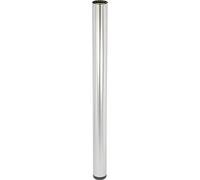 Wagner Teno 12331201 - Pata para Muebles (60 x 800 mm, combinable Individualmente con Sistema TENO y QuickClick, Acero Cepillado, Capacidad de Carga de 50 kg)
