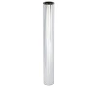 Wagner TENO 12904501 - Pata para Muebles, Tubo de Sistema (50 x 402 mm, combinable Individualmente con Sistema TENO y QuickClick, Acero Cromado, Capacidad de Carga de 50 kg)