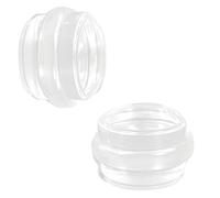 WAGNER Tope de Puerta Adhesivo 2 en 1, Protector de Pared - Ø 38 x 22 mm, Plástico de Alta Calidad, Transparente, Autoadhesivo, No Deja Residuos - 15502411