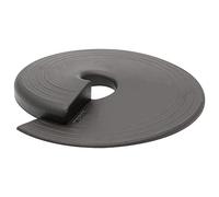WAGNER Tope de Puerta Versátil, Cuña Para Puertas, Protector de Pared - Ø 110 x 13 mm, Plástico de Alta Calidad, Negro, Flexible, Diseño Premiado - 15698101