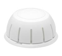 WAGNER Tope para la Puerta Adhesivo SCREW OR GLUE, Tope de Puerta Parachoques Diseño Especial - Ø 47 x 19 mm, Goma Termoplástica, Blanco, Diseño Premiado - 15515411