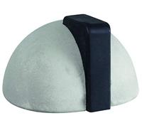 WAGNER Tope para la Puerta BETON HEMISPHERE MEDIUM, Sujetapuertas Decorativo - Ø 92 x 95 x 52 mm, Hormigón, Goma Termoplástica, Negro, Pesado, Diseño Elegante y Moderno - 15518901