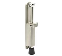 WAGNER Tope para la Puerta DESIGN, Retenedor de Puerta - 33 x 33 x 159 mm, Acero Macizo, Plata, Negro, para Atornillar, Incluye Taco y Tornillo - 15507411