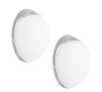 WAGNER Tope para la Puerta y Pared Adhesivo SCREW OR GLUE, Juego de 2 Tope de Puerta Parachoques - Ø 20 x 8 mm, Goma Termoplástica, para Adherir y Atornillar, Blanco, Diseño Premiado - 15512202