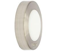 WAGNER Tope para la Puerta y Pared Adhesivo SCREW OR GLUE, Tope de Puerta Parachoques - Ø 38 x 10 mm, Color Metal, Goma Termoplástica, para Adherir y Atornillar, Blanco, Diseño Premiado - 15514111