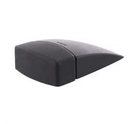 WAGNER Tope para puerta de suelo Black Deluxe - Ø 80 x 50 x 20 mm, plástico de alta calidad, negro brillante, para atornillar - 15517911