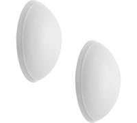 WAGNER Tope para Puerta y Pared Autoadhesivo, Juego de 2, Protector de Pared - Ø 30 x 10 mm, Plástico de Alta Calidad, para Adherir y Atornillar, Diseño Sobrio y Elegante - 15233012