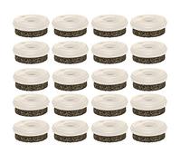 WAGNER VAS163 QuickClick Natural-Inserto para prensar (40 mm de diámetro, plástico, 20 Unidades), Einsatz ø 40mm, Set Piezas