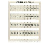 WAGO 209-666 WSB Marcador Rápido Vertical (1-50) 2ea Blanco