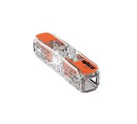 Wago 221-2411 - Conector de paso con palanca para todos los tipos de escaleras (máx. 4 mm², 10 unidades)