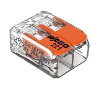 Wago 221-412 (Pack de 100 uds) - Abrazadera de unión con palancas