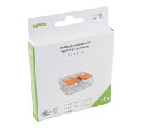 Wago 221-413/995-012 (Pack de 12 uds) - Abrazadera de unión con palancas