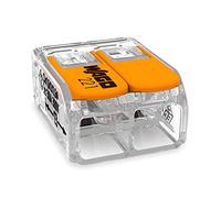 Wago 221-612 - Terminales de conexión compactos, 50 unidades, con palanca de accionamiento, 2 posiciones, abrazadera de palanca, abrazadera de lata, 0,5-6 m²