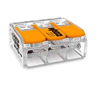 WAGO 221-613 - Conectores de empalme compactos de 3 conductores para 10 AWG (caja de 50)