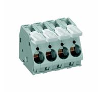 Wago 2716-103 3 Polo 10mm 76A 30° Palanca PCB Bloque Terminal Gris