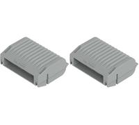 Wago 4 cajas de gel para conductos de conducción, con gel, serie 221, 2273, sin bornes, tamaño 2, color gris (Paquete de 2)