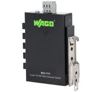 WAGO 852-1111 5-Port Negro sin Manejo DIN-35 Rail Industrial-Eco-Switch