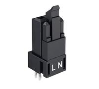 WAGO 890-3102 Conector de red WINSTA MINI hembra, instalación vertical 16 A, azul, 100 unidades.